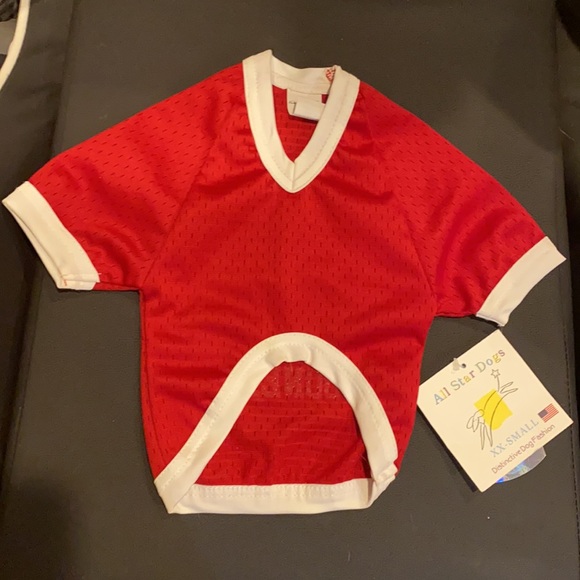 2/$20 University of Oklahoma OU Sooners Athletic Dimple Mesh Dog Jersey - NWT - Picture 8 of 9